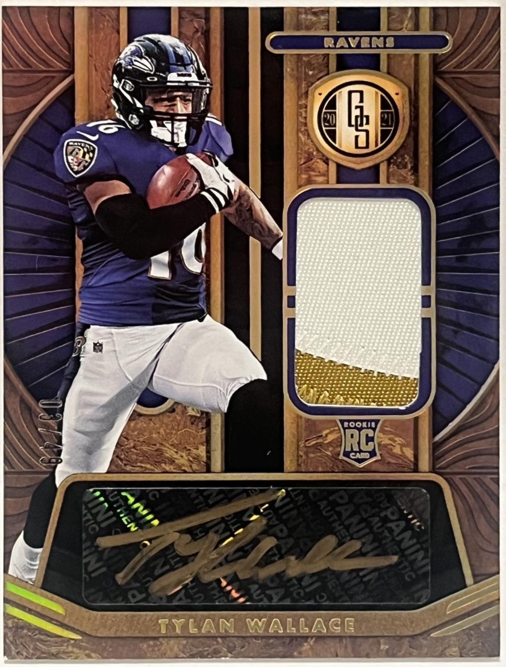 Tylan Wallace [Rookie Jersey Autograph Prime] #224