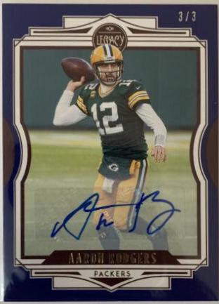Aaron Rodgers [Blue Autographs] #63