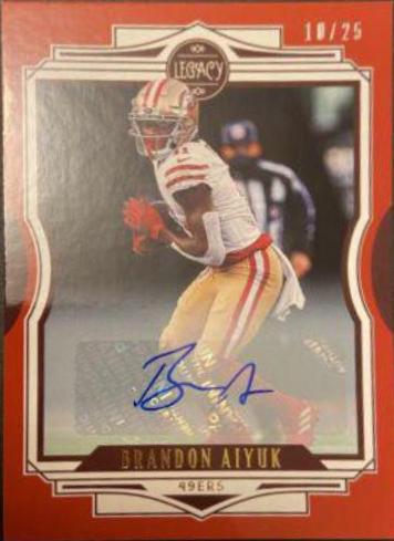Brandon Aiyuk [Red Autographs] #95