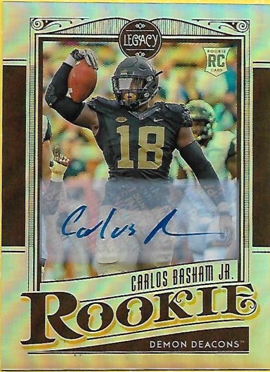 Carlos 'Boogie' Basham [Premium Penmanship Sapphire] #185