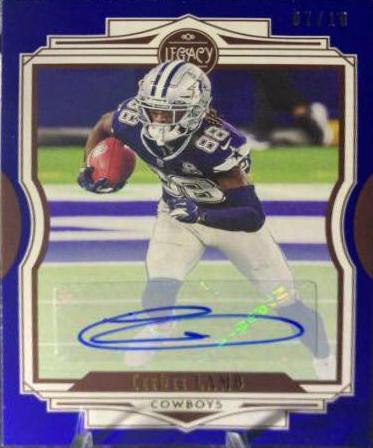 CeeDee Lamb [Blue Autographs] #4