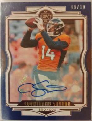 Courtland Sutton [Blue Autographs] #89