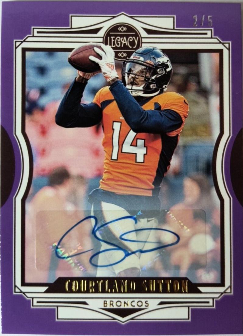 Courtland Sutton [Violet Autographs] #89