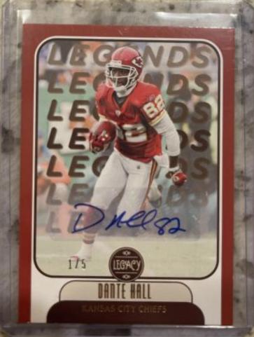 Dante Hall [Red Autographs] #115