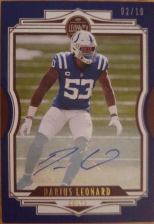 Darius Leonard [Blue Autographs] #74