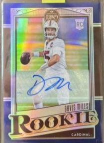 Davis Mills [Premium Penmanship Sapphire] #194