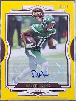 Denzel Mims [Yellow Autographs] #54