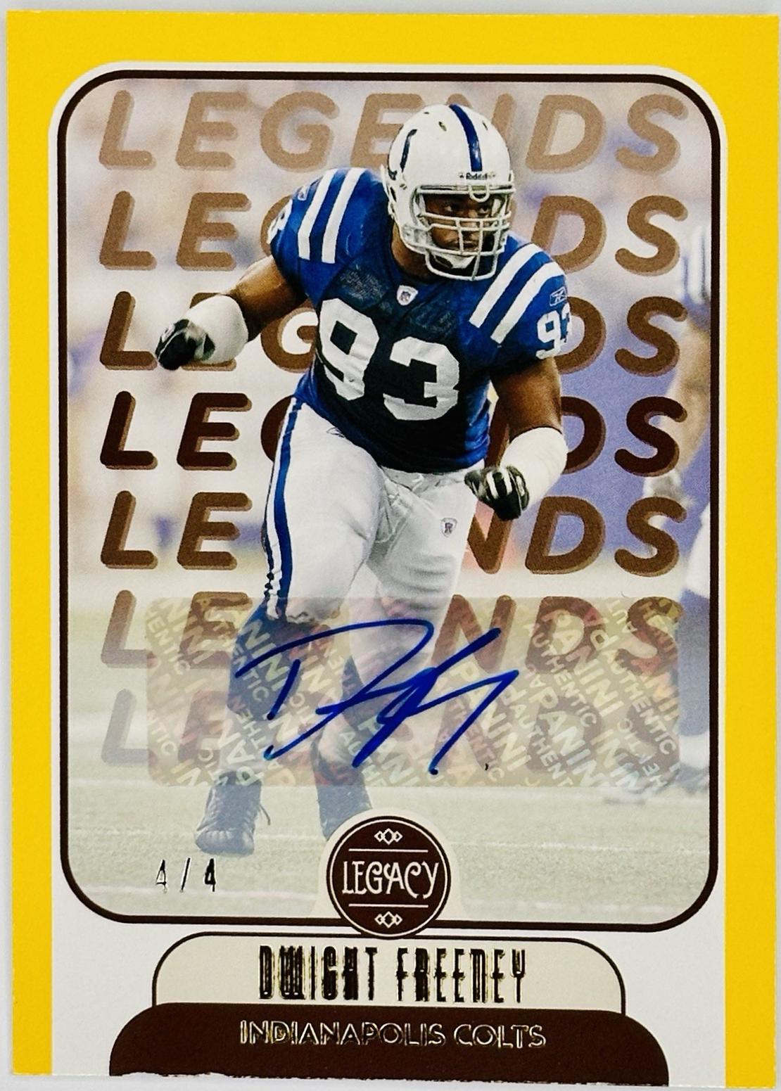 Dwight Freeney [Yellow Autographs] #140