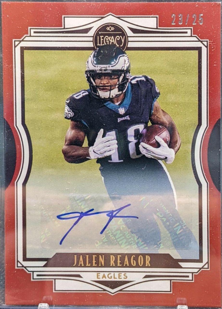 Jalen Reagor [Red Autographs] #10