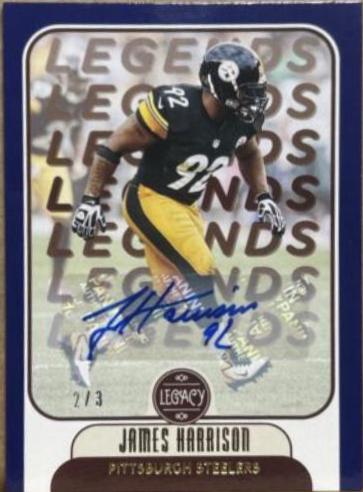 James Harrison [Blue Autographs] #134