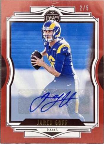 Jared Goff [Red Autographs] #85