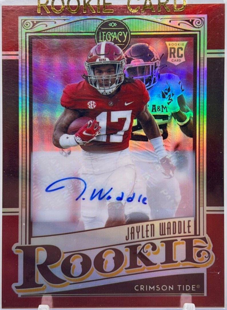 Jaylen Waddle [Premium Penmanship Sapphire] #151