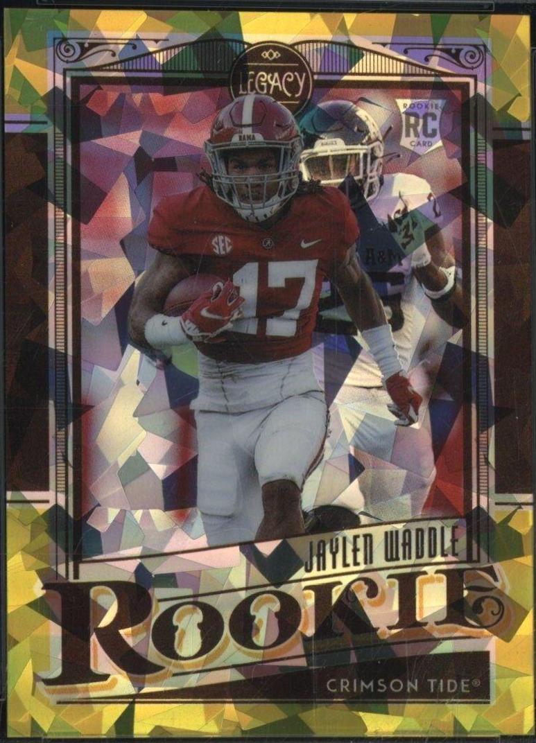 Jaylen Waddle [Premium Penmanship Yellow Diamond] #151