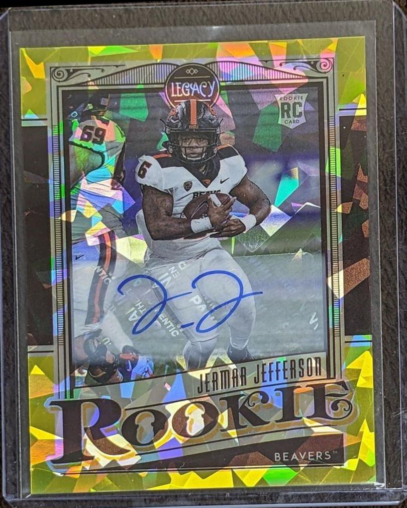 Jermar Jefferson [Premium Penmanship Yellow Diamond] #172