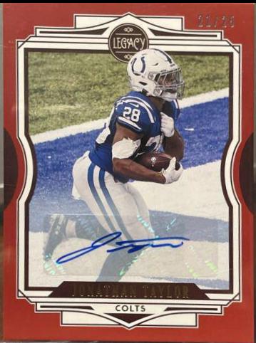 Jonathan Taylor [Red Autographs] #73