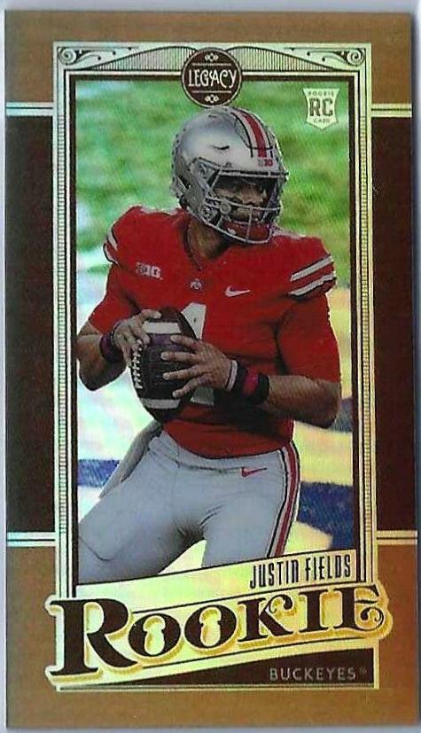 Justin Fields [Premium Edition Bronze Mini] #142