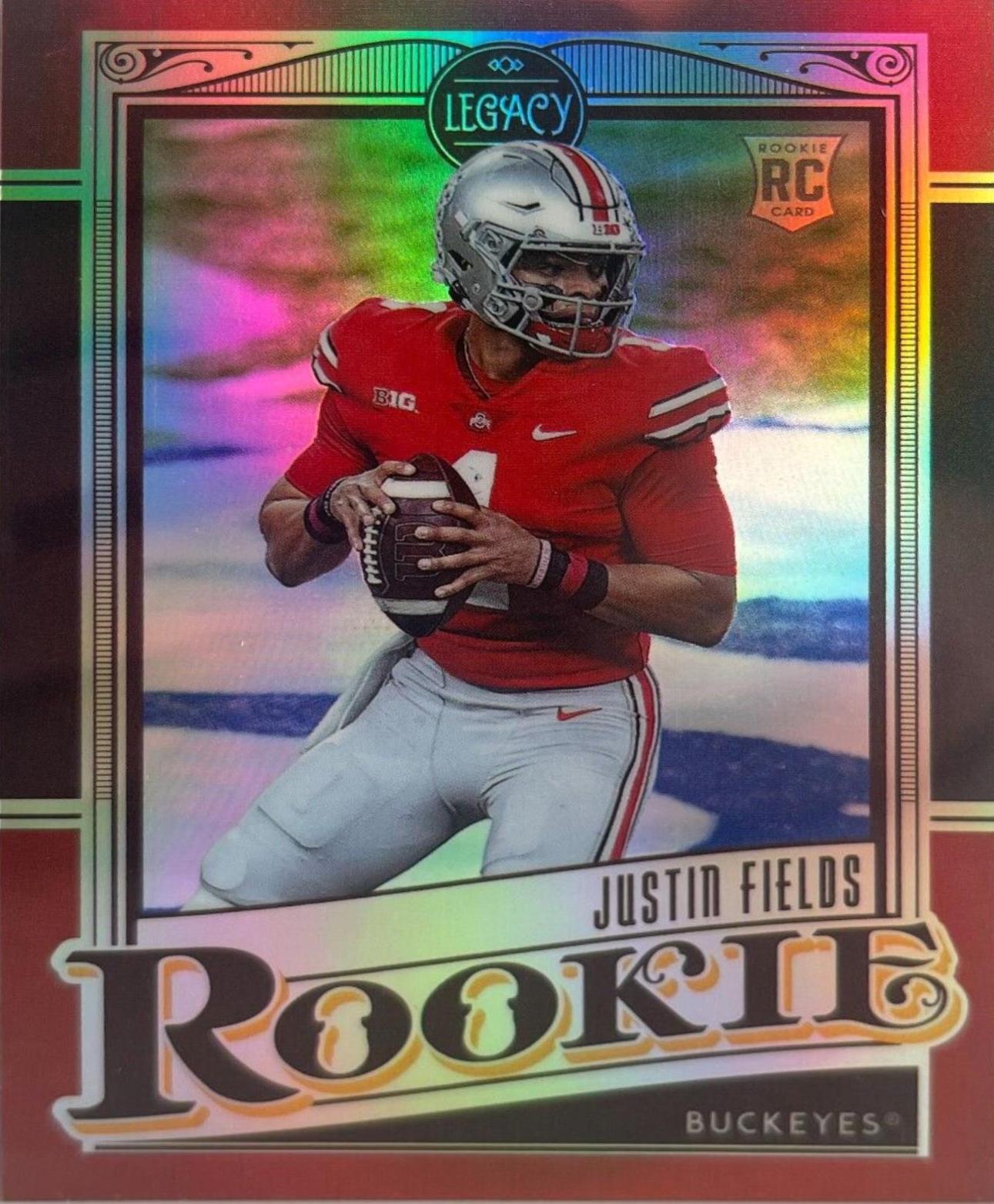 Justin Fields [Premium Edition Ruby] #142