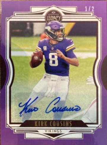 Kirk Cousins [Violet Autographs] #68