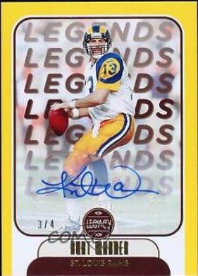 Kurt Warner [Yellow Autographs] #102