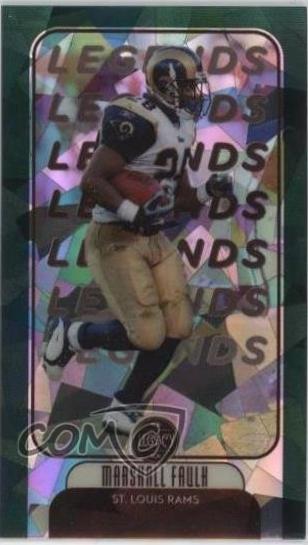 Marshall Faulk [Premium Edition Emerald Mini] #107