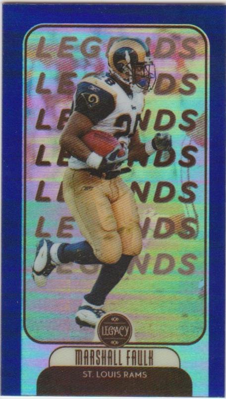 Marshall Faulk [Premium Edition Sapphire Mini] #107