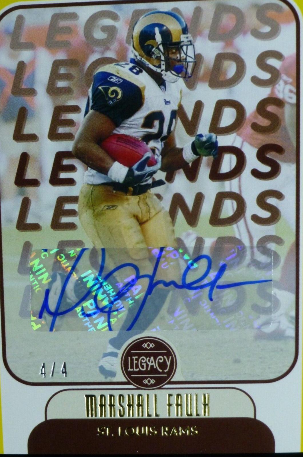 Marshall Faulk [Yellow Autographs] #107