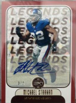 Michael Strahan [Red Autographs] #139