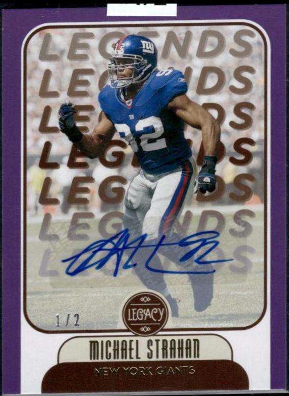 Michael Strahan [Violet Autographs] #139