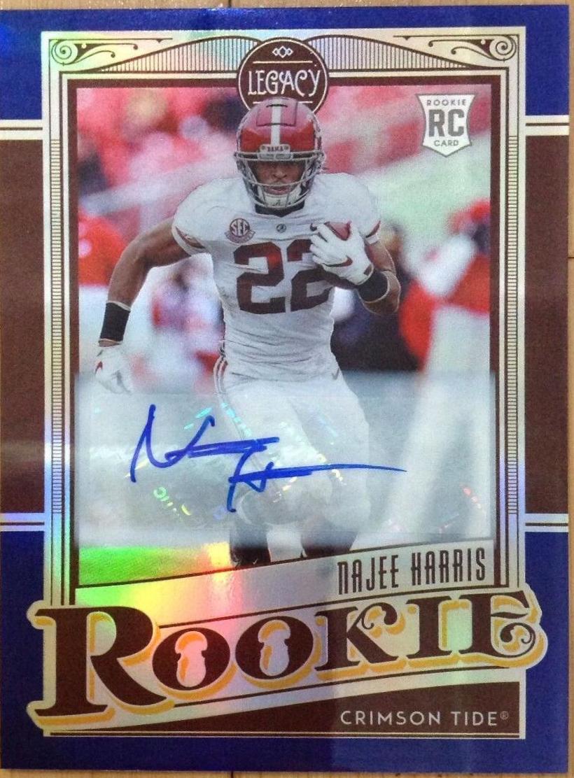 Najee Harris [Premium Penmanship Sapphire] #163
