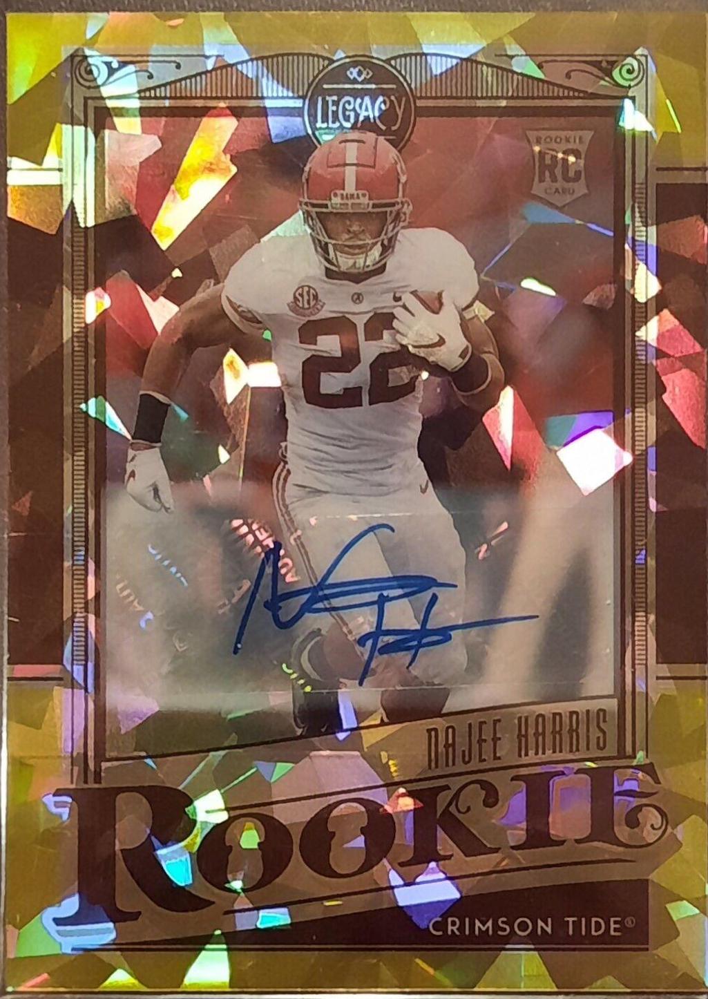 Najee Harris [Premium Penmanship Yellow Diamond] #163