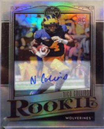 Nico Collins [Premium Penmanship Sapphire] #160