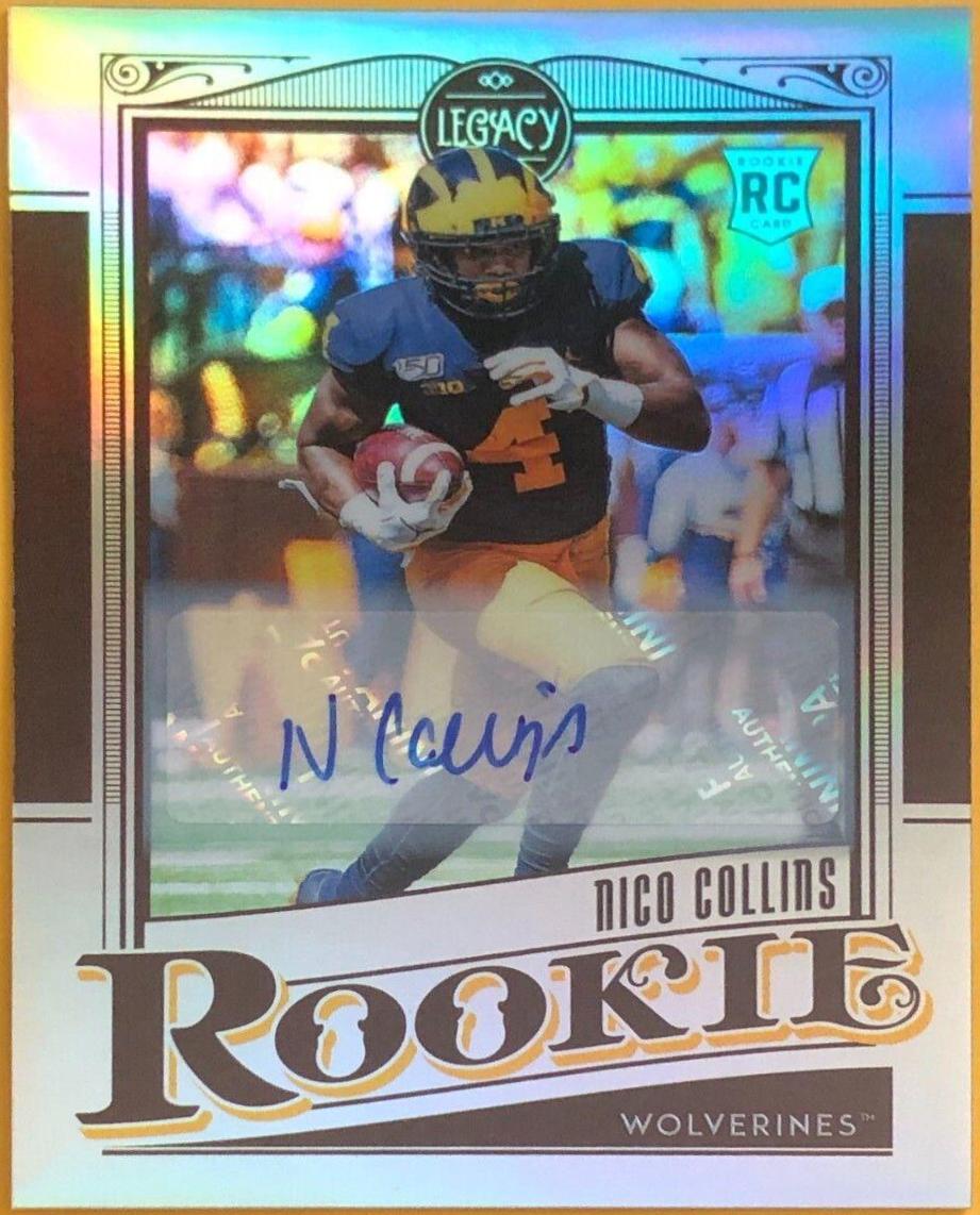 Nico Collins [Premium Penmanship Silver] #160