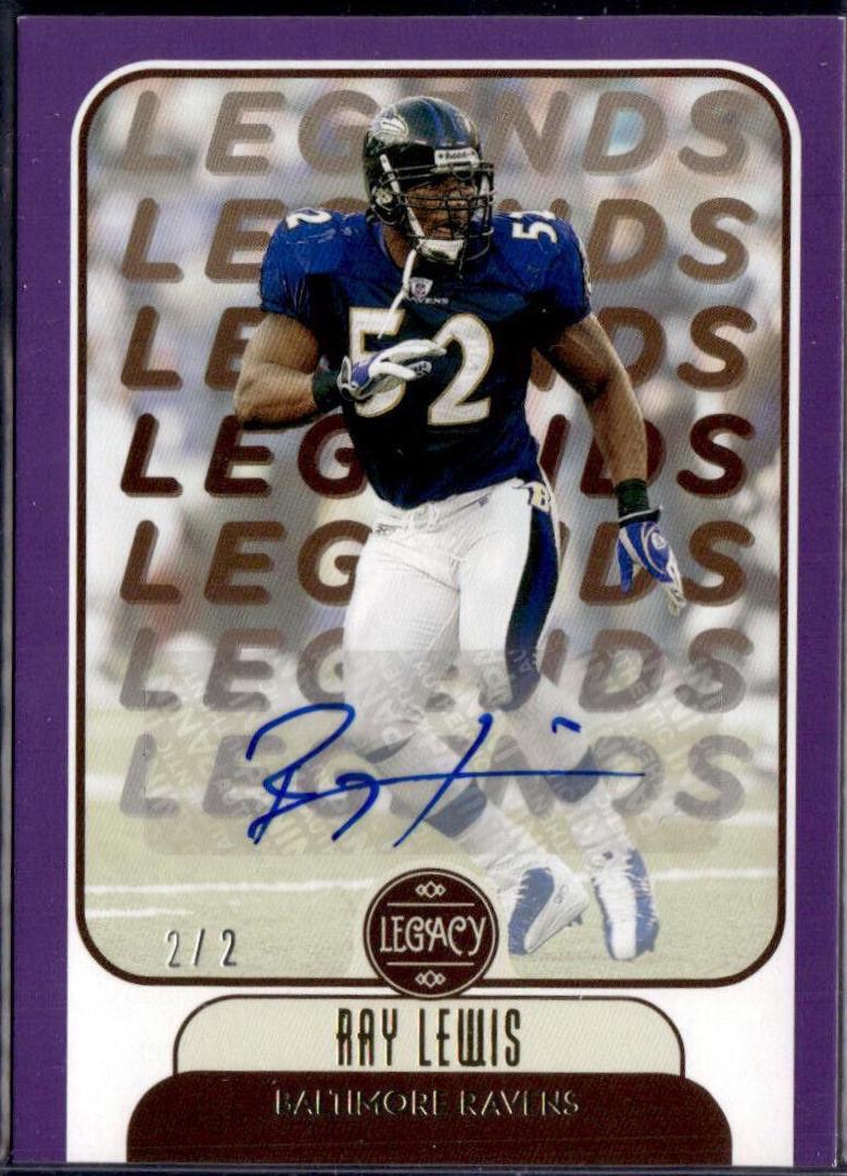 Ray Lewis [Violet Autographs] #101