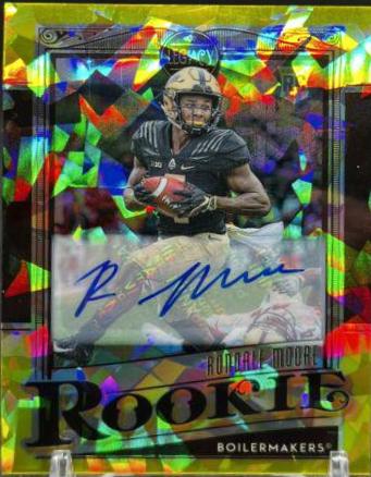 Rondale Moore [Premium Penmanship Yellow Diamond] #154