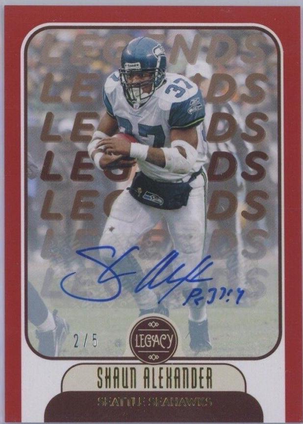 Shaun Alexander [Red Autographs] #130