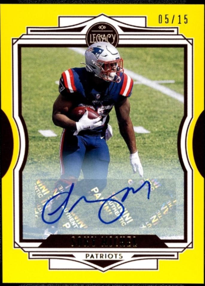 Sony Michel [Yellow Autographs] #51