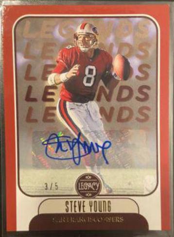 Steve Young [Red Autographs] #105