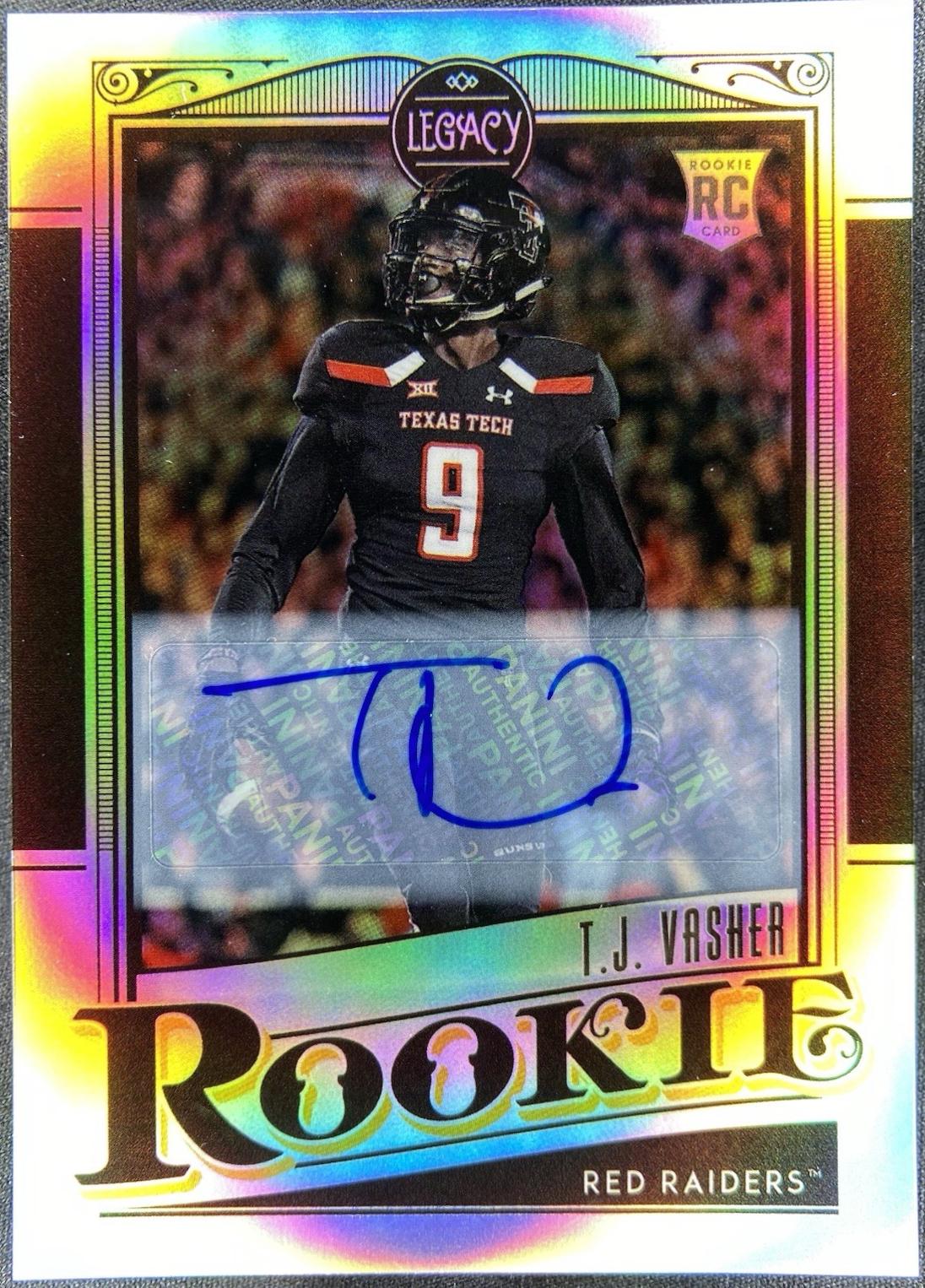 T. J. Vasher [Premium Penmanship Sapphire] #191