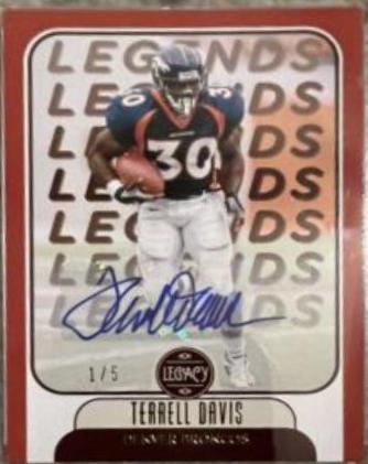 Terrell Davis [Red Autographs] #118