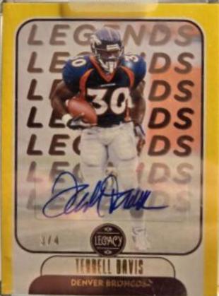 Terrell Davis [Yellow Autographs] #118