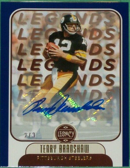Terry Bradshaw [Blue Autographs] #135