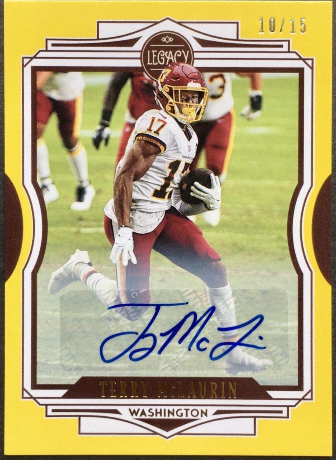 Terry McLaurin [Yellow Autographs] #12
