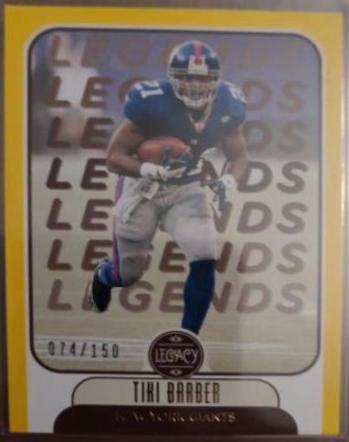 Tiki Barber [Yellow] #138
