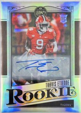 Travis Etienne [Premium Penmanship Sapphire] #164