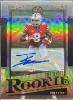 Trey Sermon [Premium Penmanship Sapphire] #167