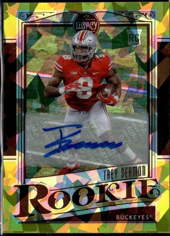 Trey Sermon [Premium Penmanship Yellow Diamond] #167