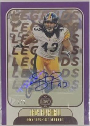 Troy Polamalu [Violet Autographs] #104