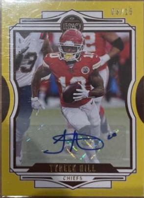 Tyreek Hill [Yellow Autographs] #92
