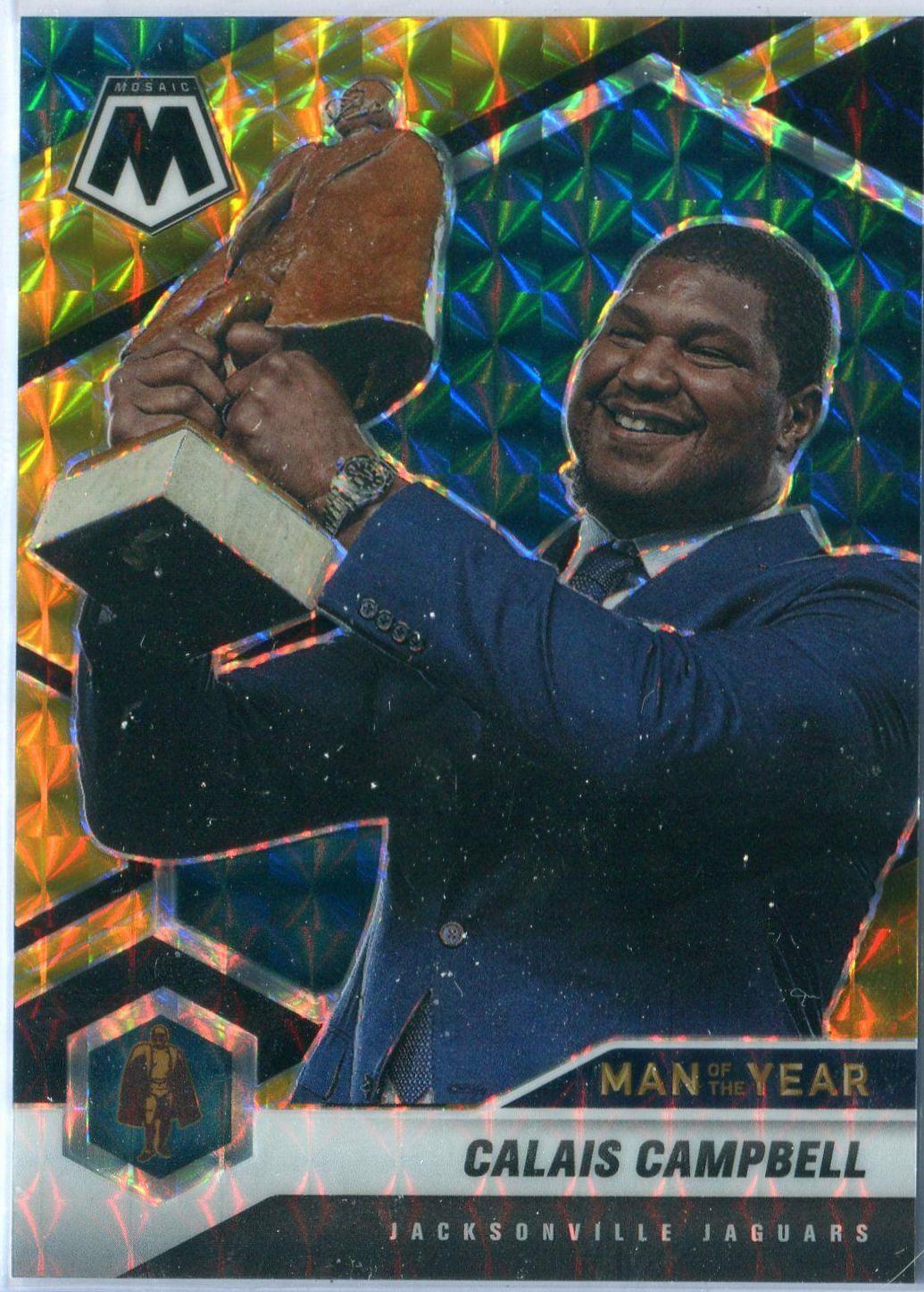 Calais Campbell [Choice Black Gold Mosaic] #270