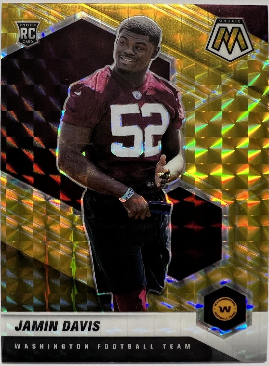 Jamin Davis [Gold Mosaic] #364
